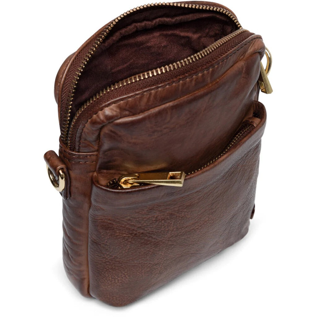 Classic mobile bag in soft leather quality