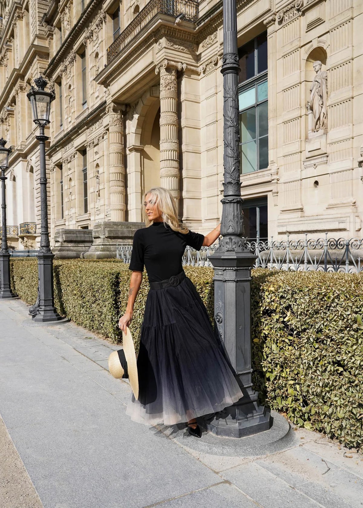 Golightly City Ombre Skirt - Black