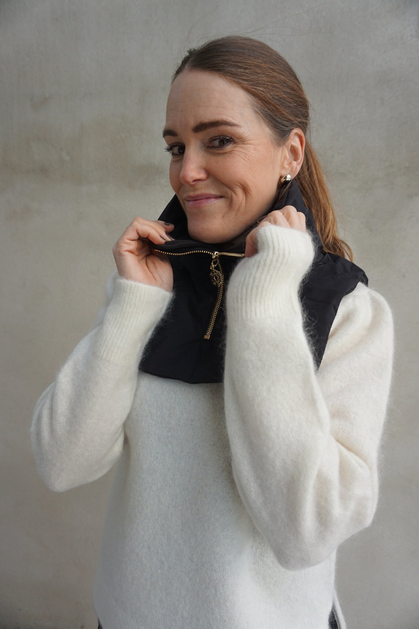 THOQ Hals dun/glidelås