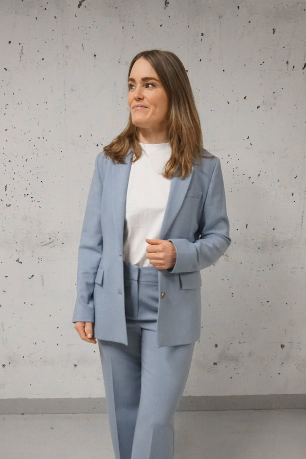 Slwrita Ls Classic Blazer Mel Noos