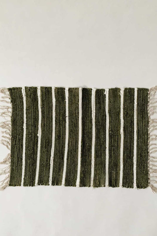 DØRMATTE BOMULL STRIPER 50X70 CM