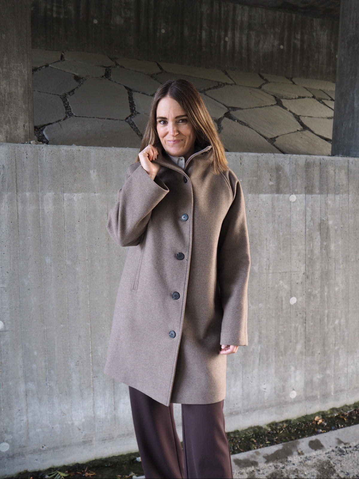 Slwzia-Vinni Wool Blend Coat Noos