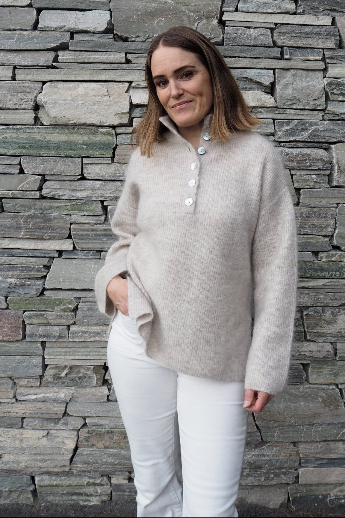 Enea Sweater Soft Beige