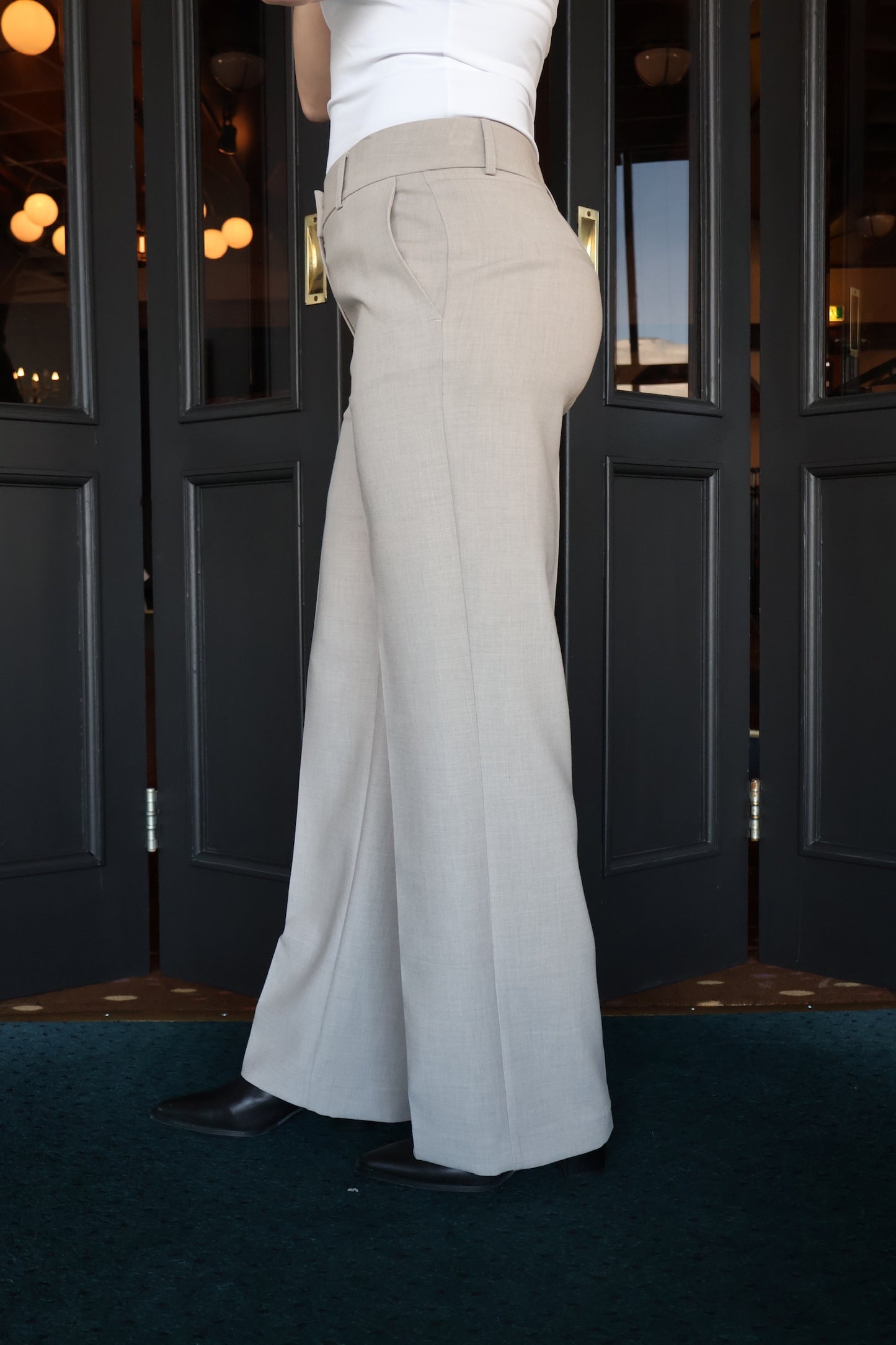 Slwrita Mw Wide Pant Mel Noos