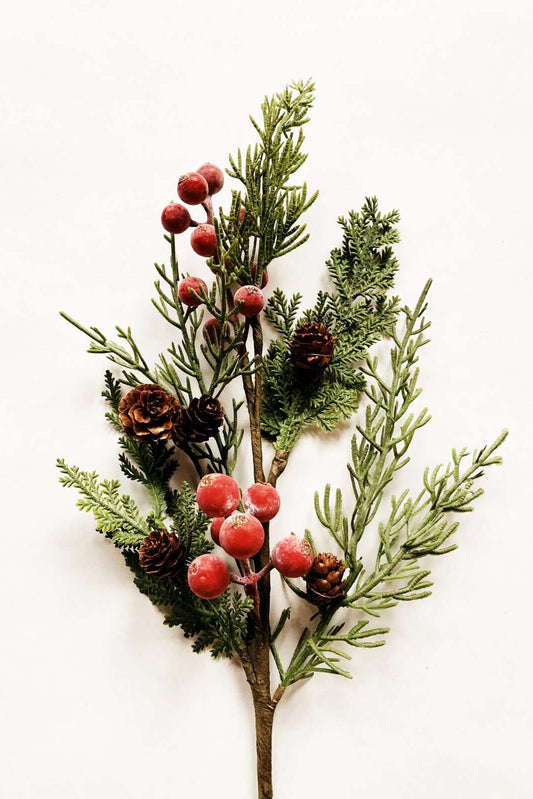 GREN RØDE BÆR/GRØNT 38 CM