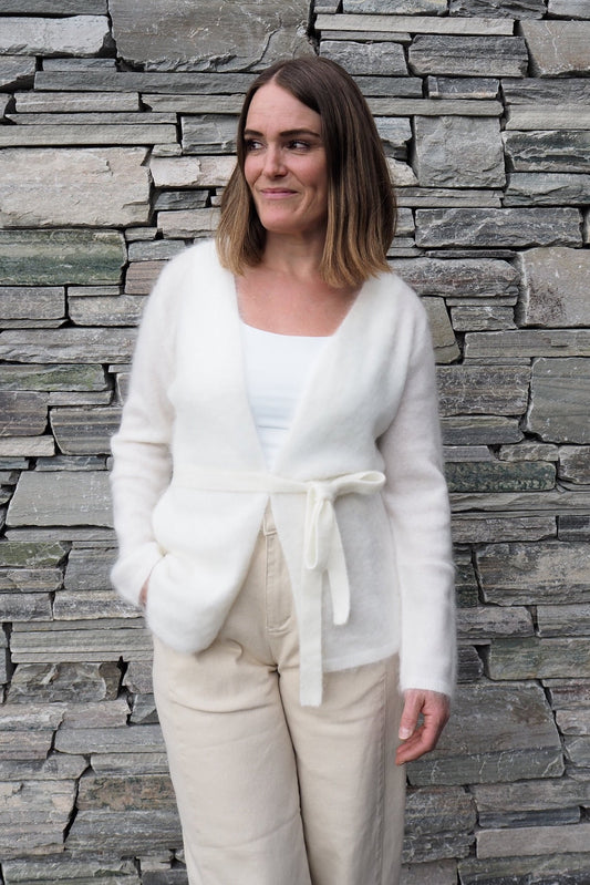 Yastilde Ls Belt Knit Cardigan