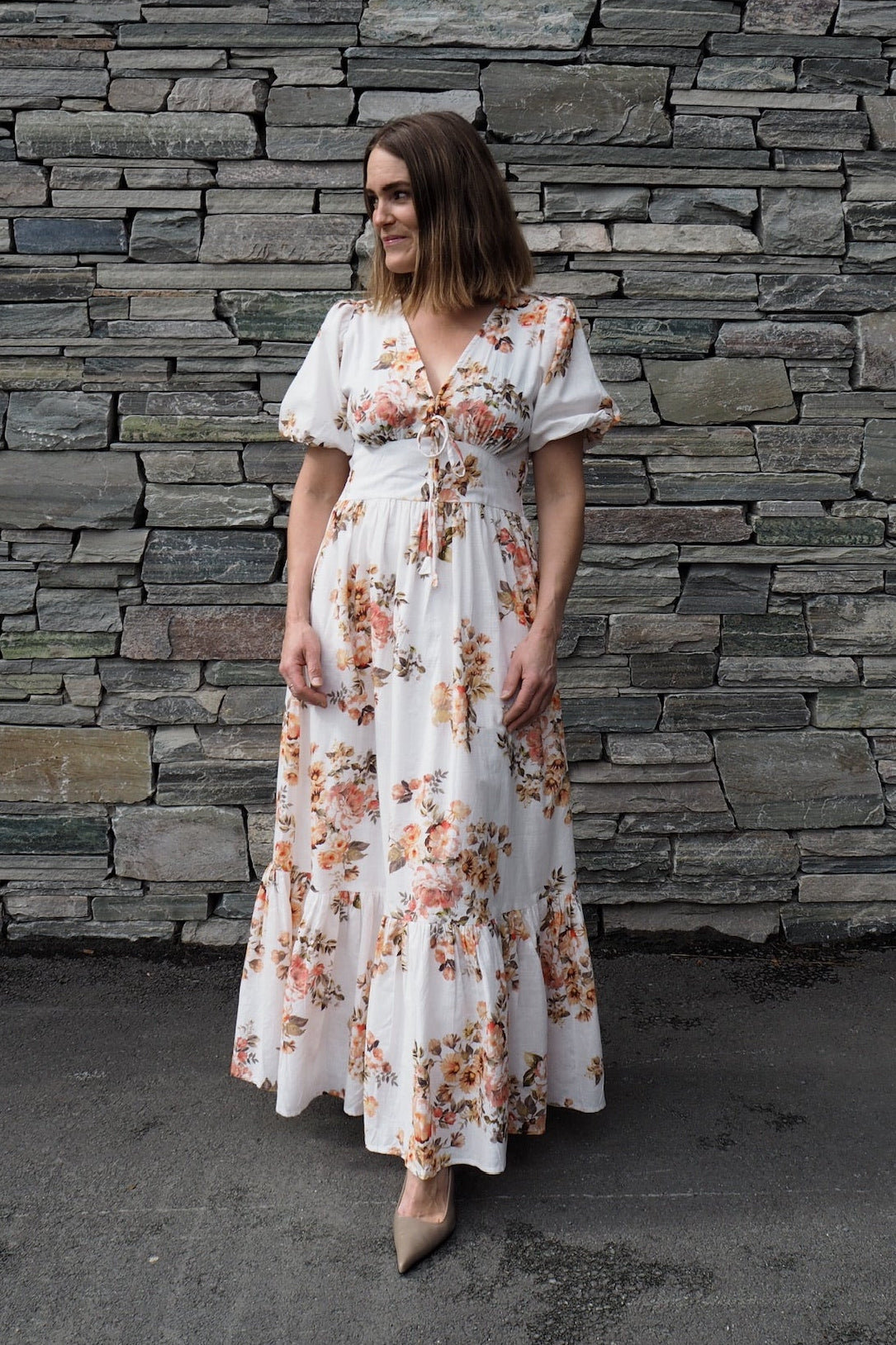 Amelie Midi Dress Golden Hour