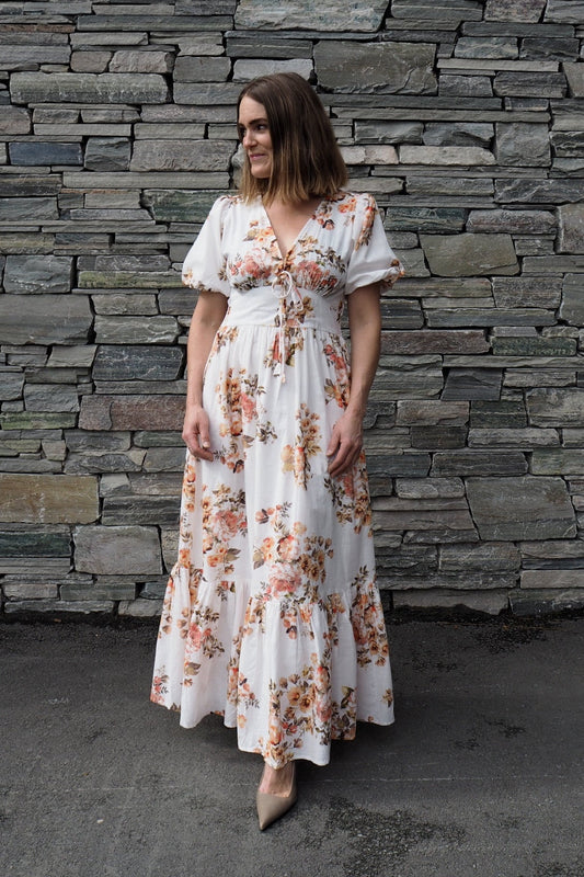 Amelie Midi Dress Golden Hour