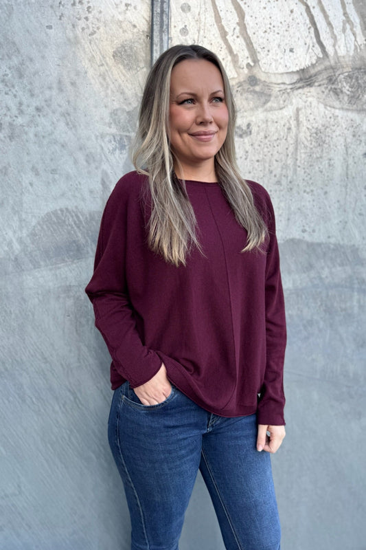 Emma genser med flette