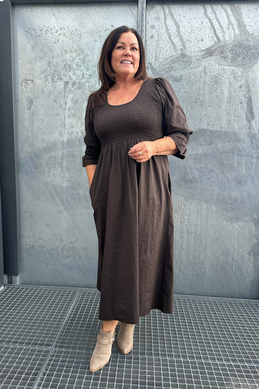 Poplin kjole