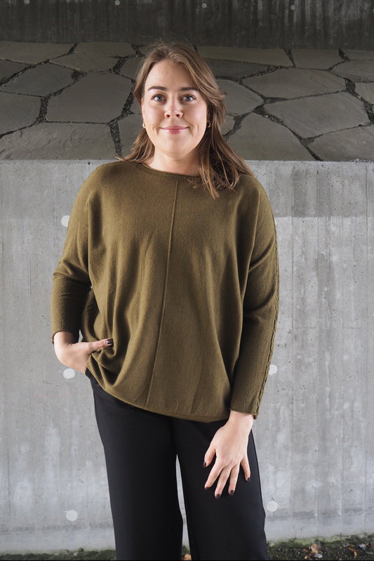 Emma genser m/flette