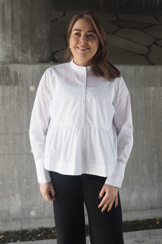 Poppycc Ls Flare Blouse