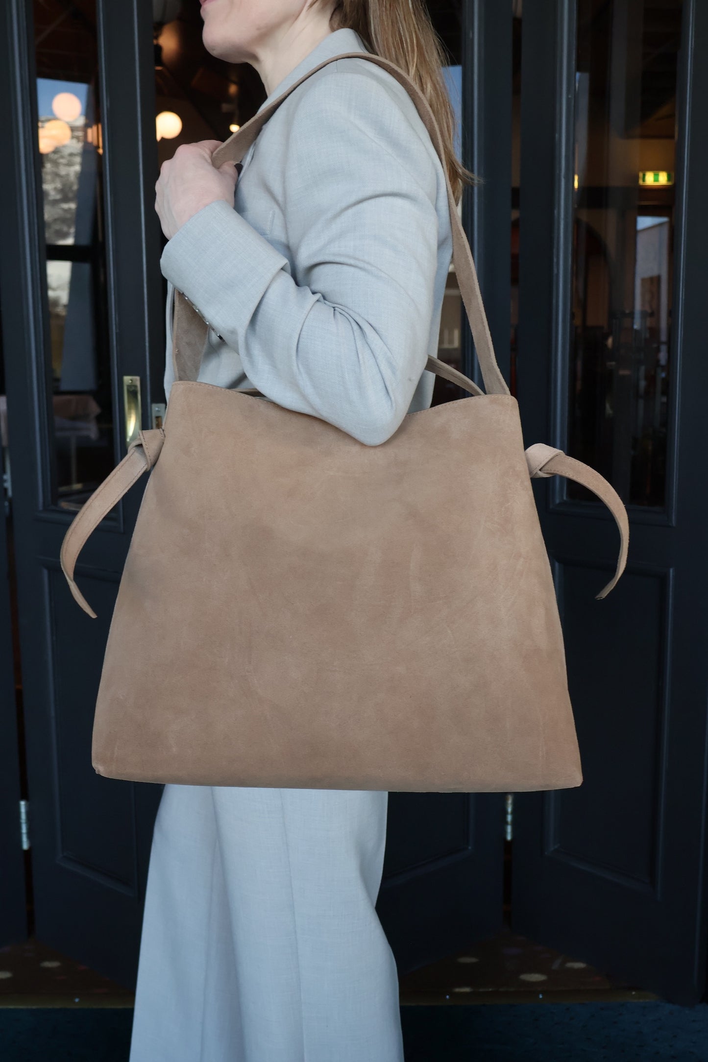 Slfstella Large Suede Bag