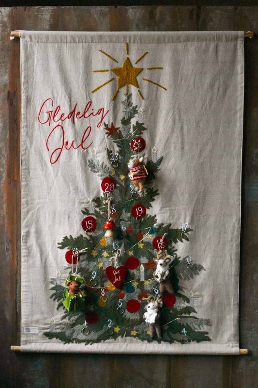 JULEKALENDER 70X100 CM JULETRE