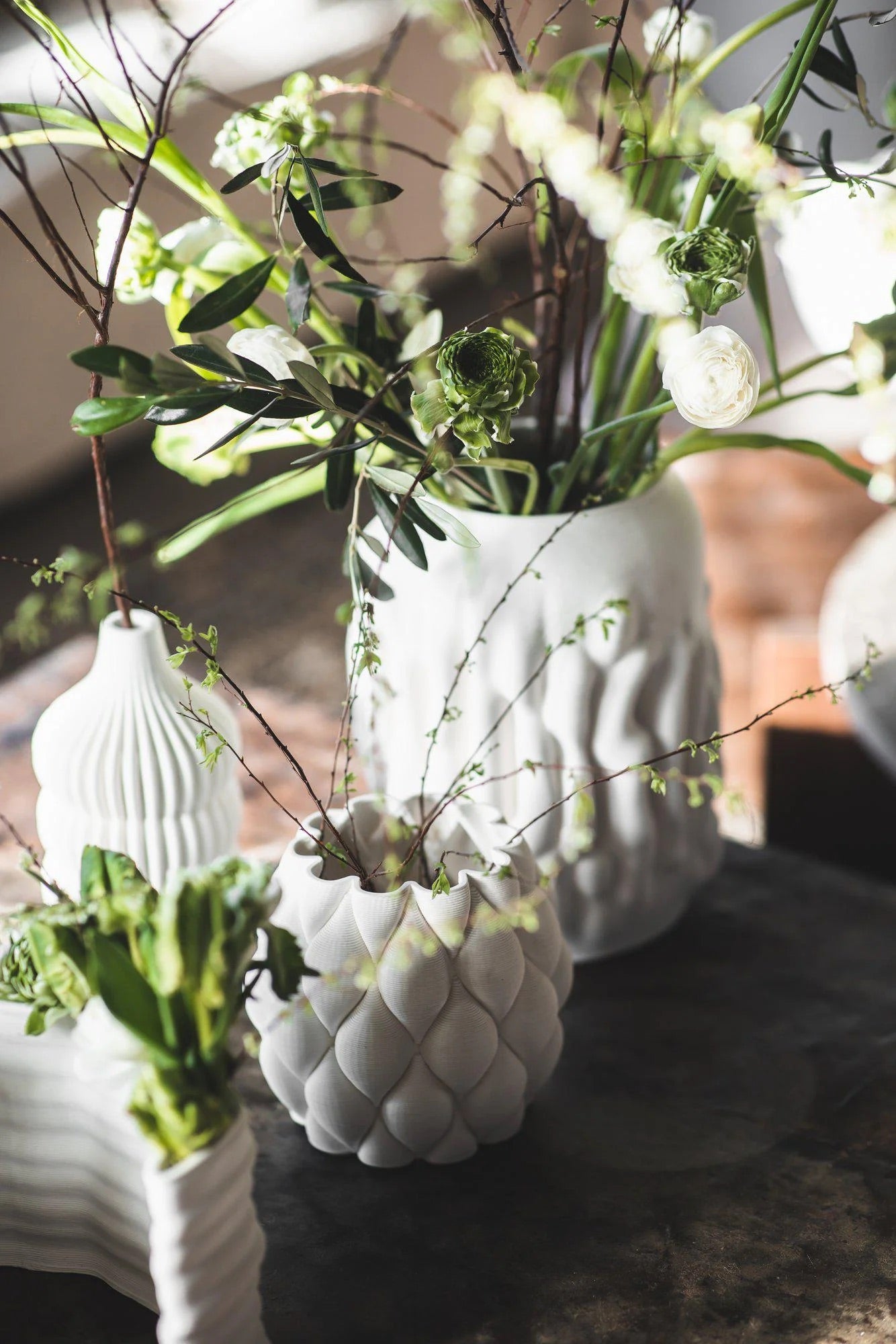 Petal printing vas