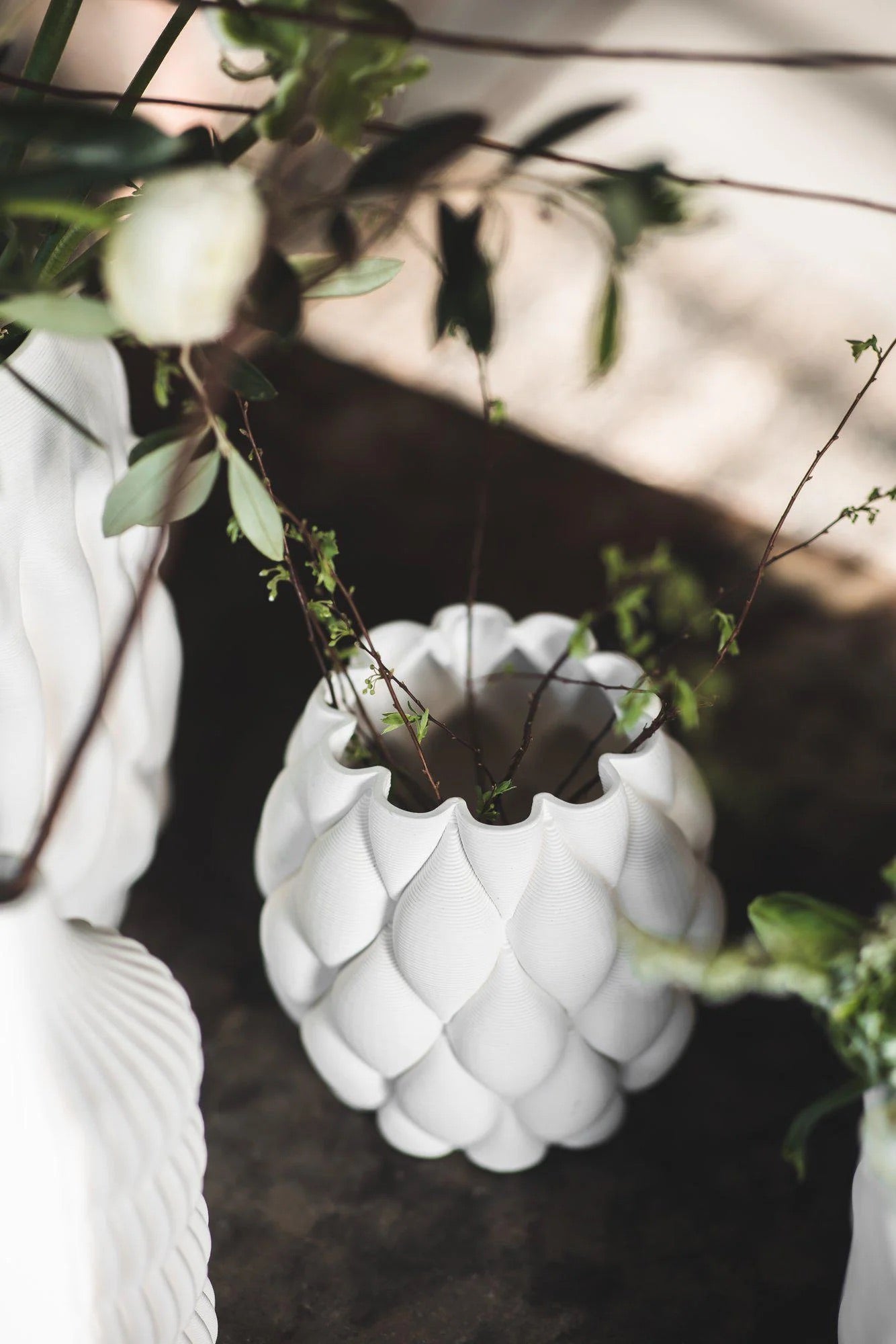 Petal printing vas