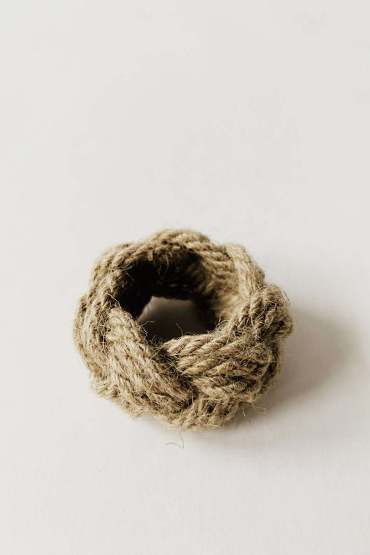 Serviettring jute d 4 cm