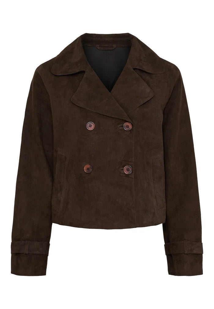 NOPARIS Suede Trenchcoat