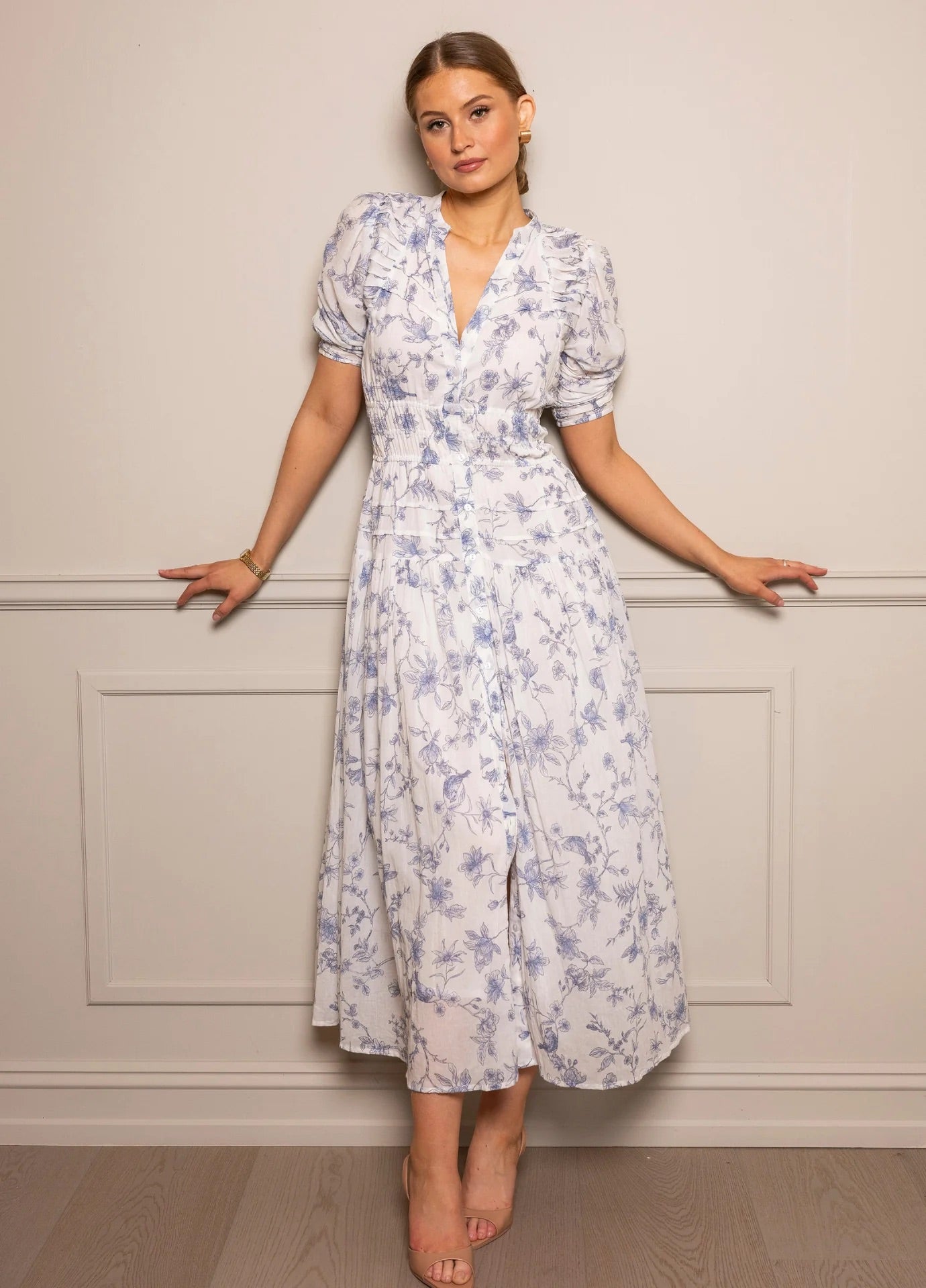 Fabienne Dress Blue Bird