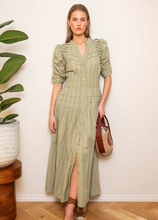 Fabienne Dress Soft Sage