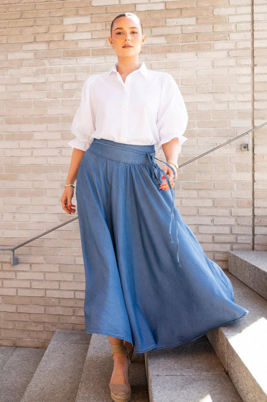 Astrid Skirt soft denim