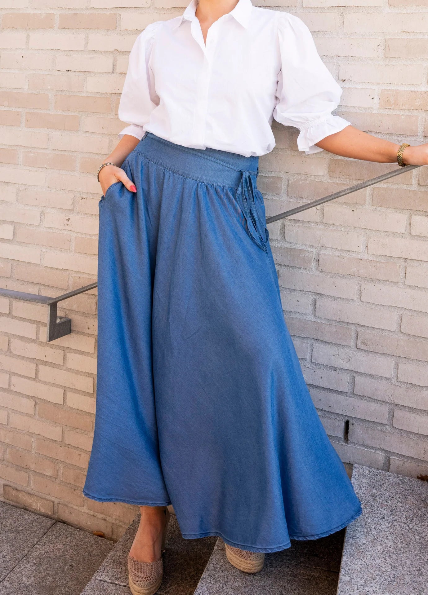 Astrid Skirt soft denim