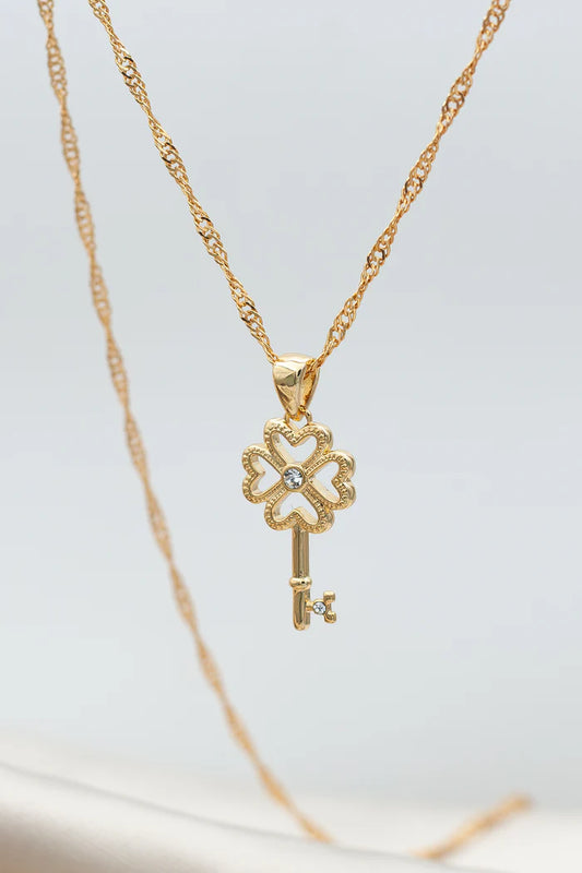 Manifistation key necklace