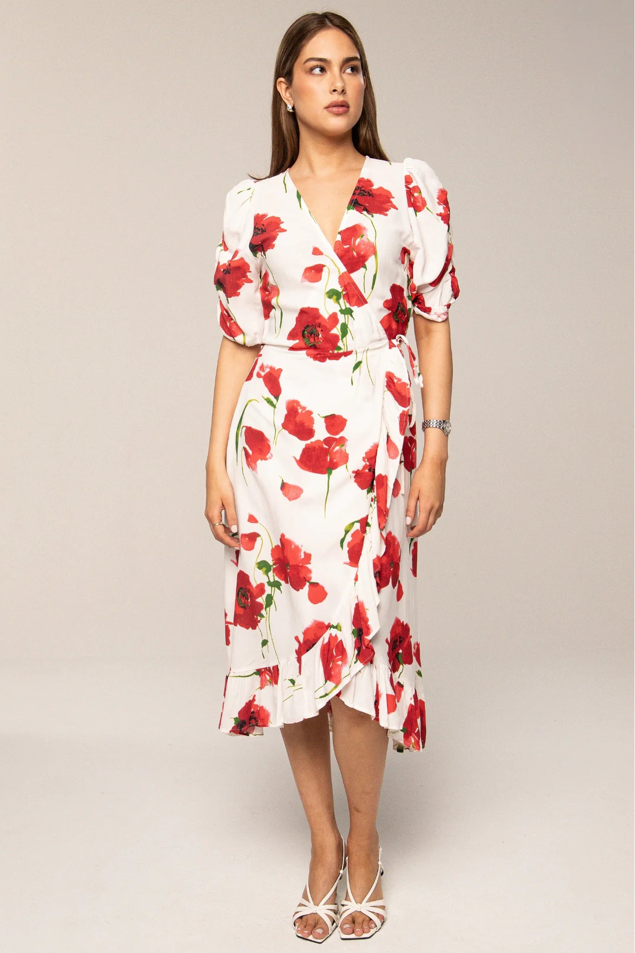 Meline Wrap Dress Amore