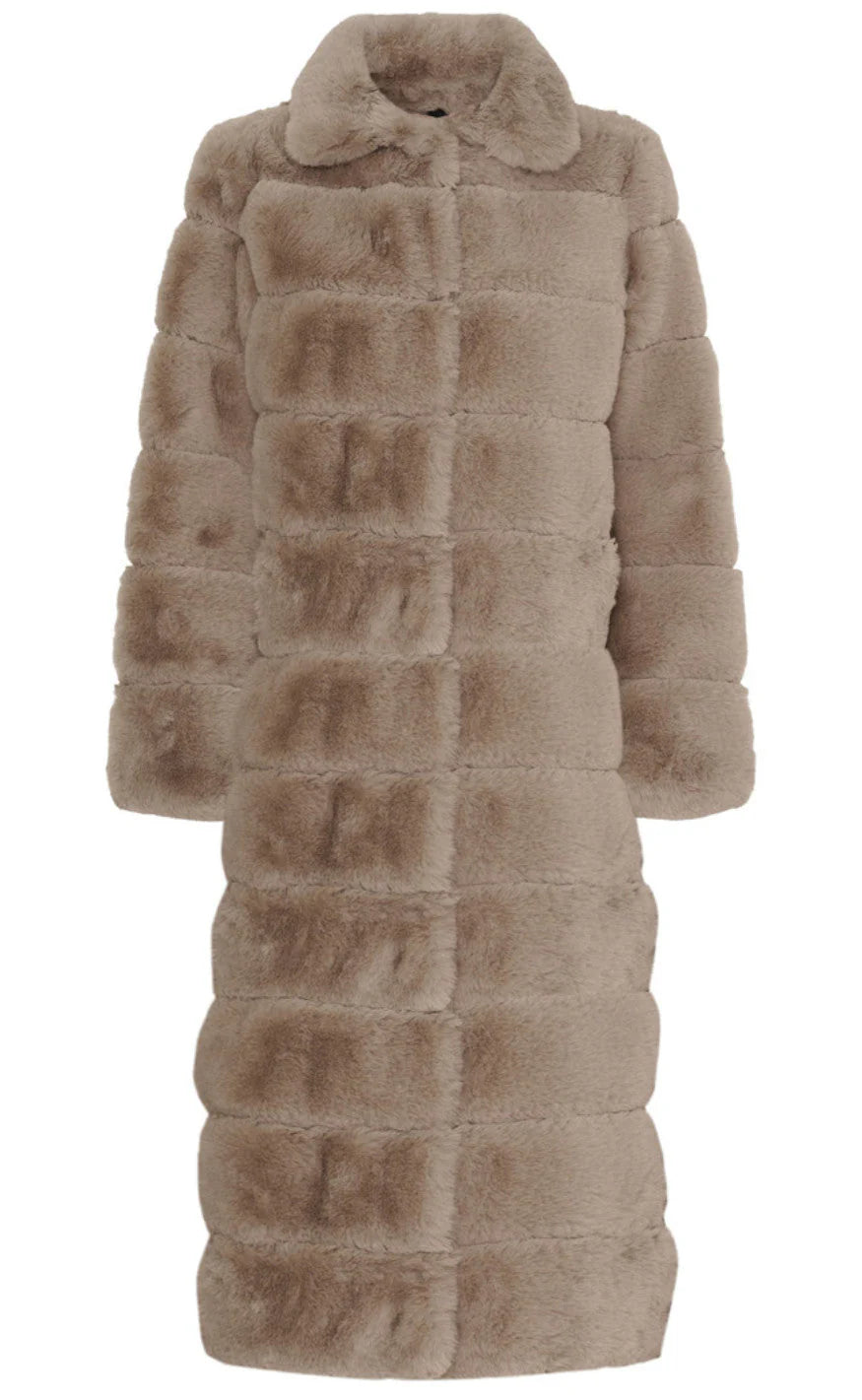 Fake Fur Jacket Long