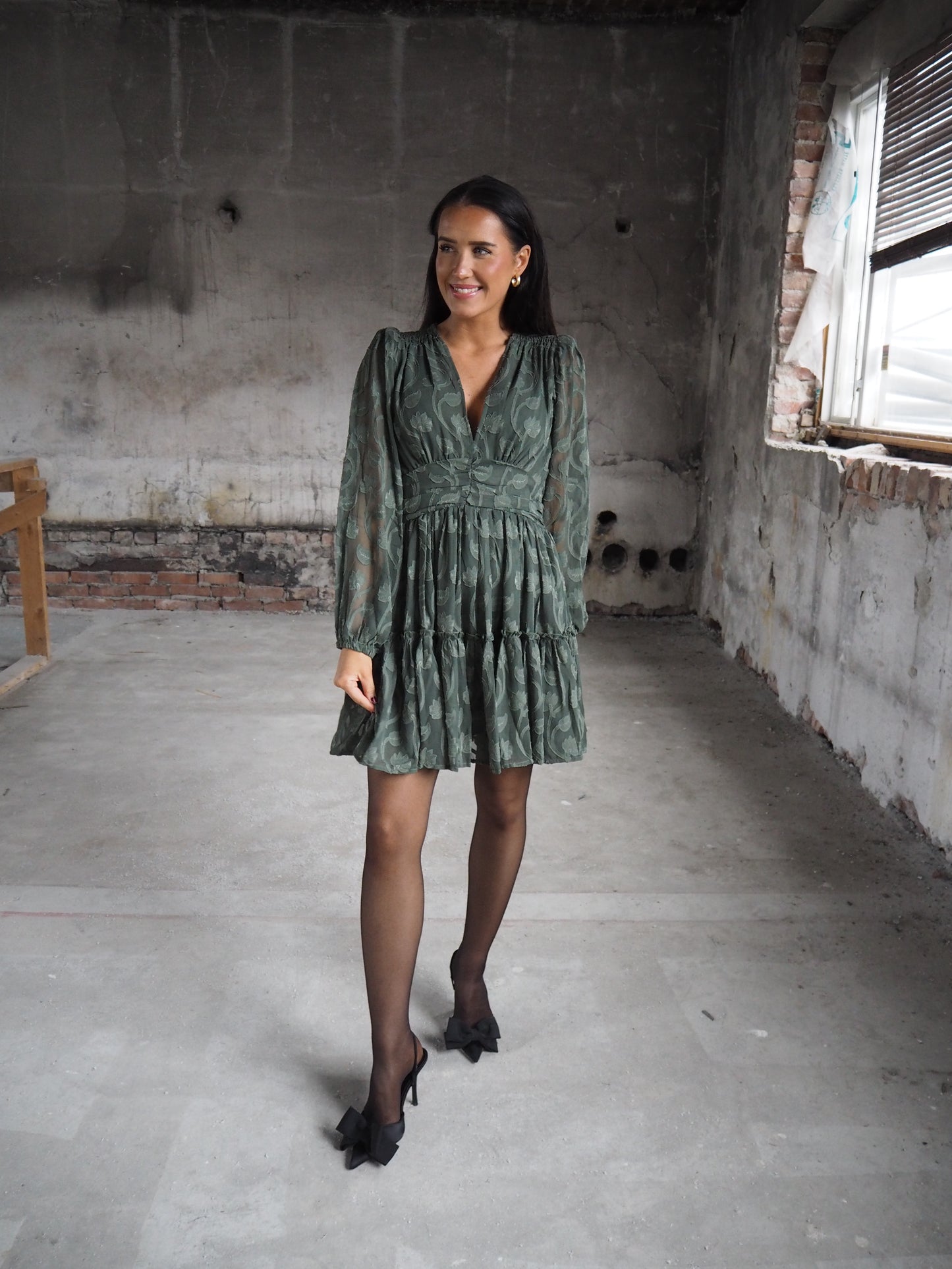 Noor Dress Luxe Green