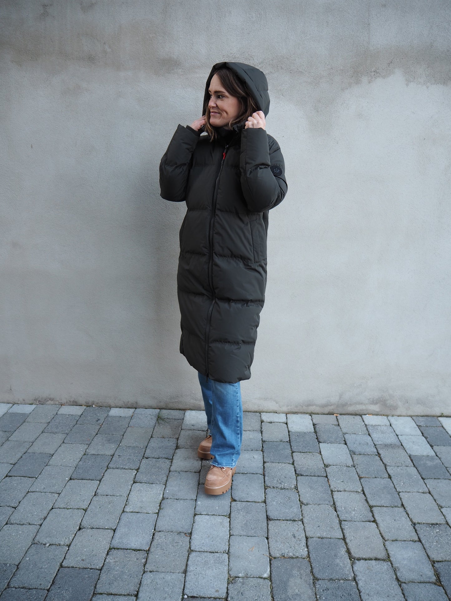 Ladies Down Jacket - Oliven