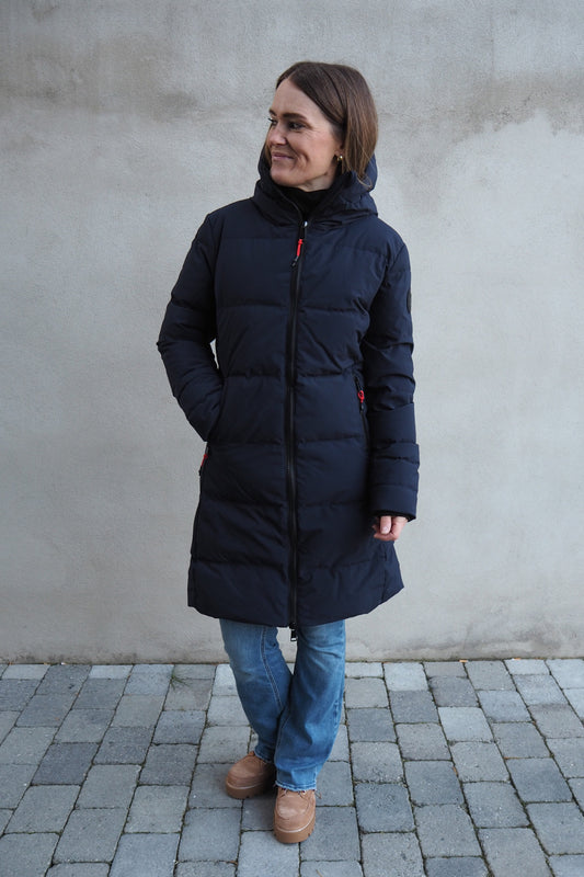 Lady`s Down Jacket - Marine