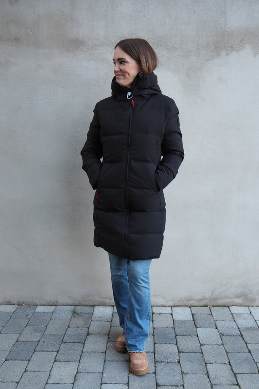 Lady`s Down Jacket - Svart