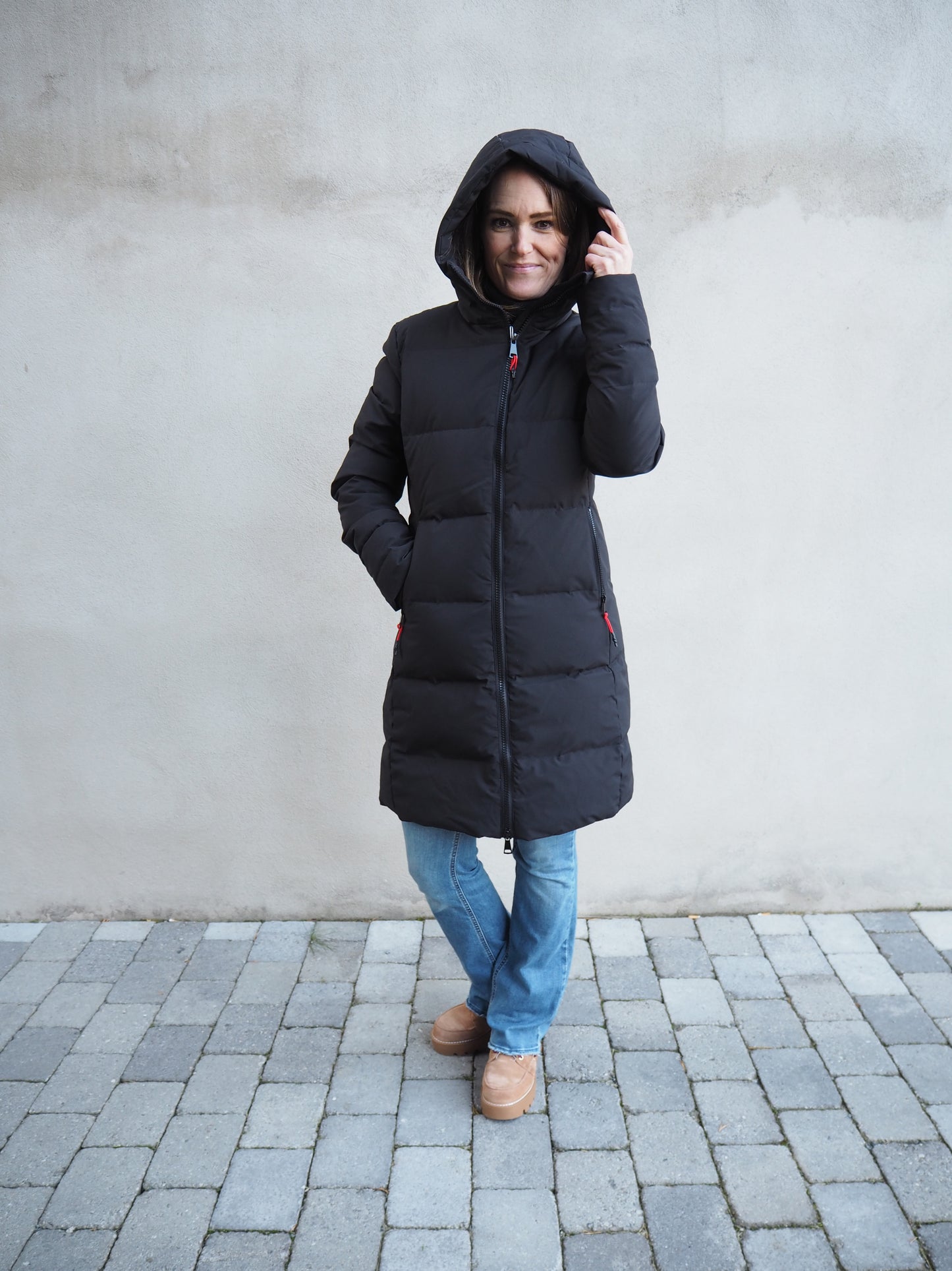 Lady`s Down Jacket - Svart