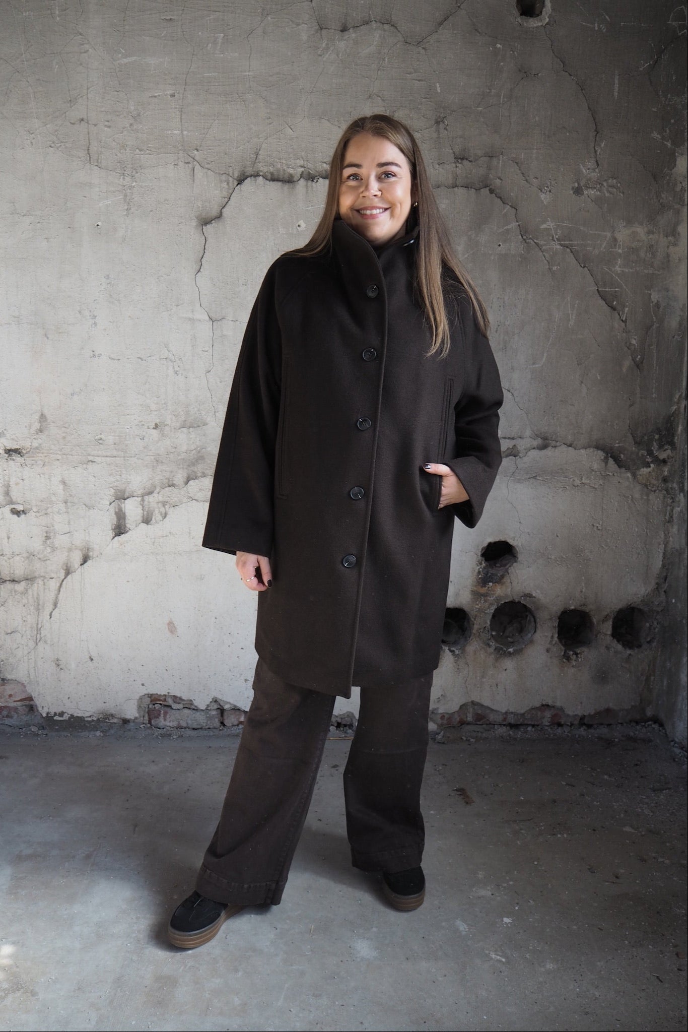 SLFVINNI WOOL BLEND COAT