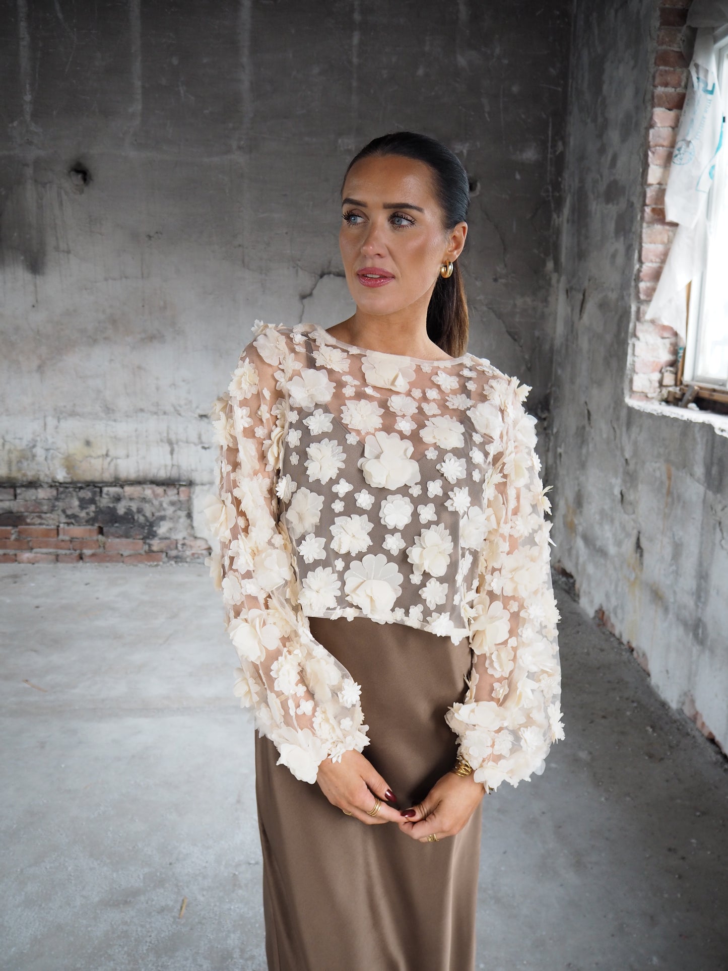 Millie Blouse Beige