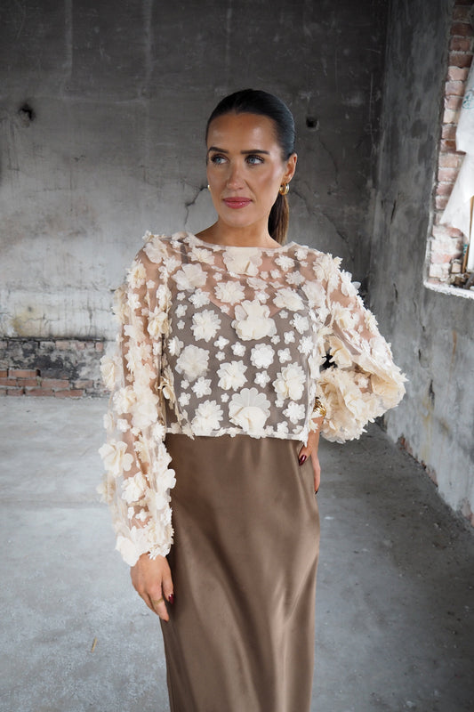 Millie Blouse Beige