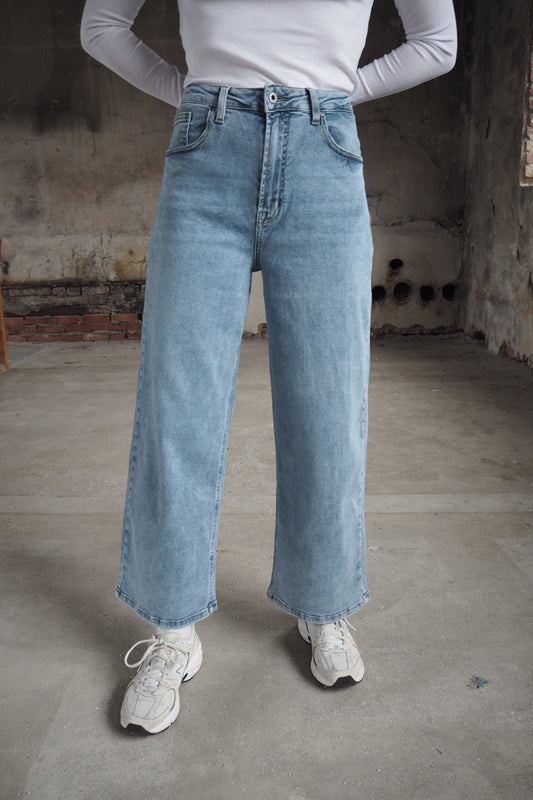 Jeans Wide Cropped New