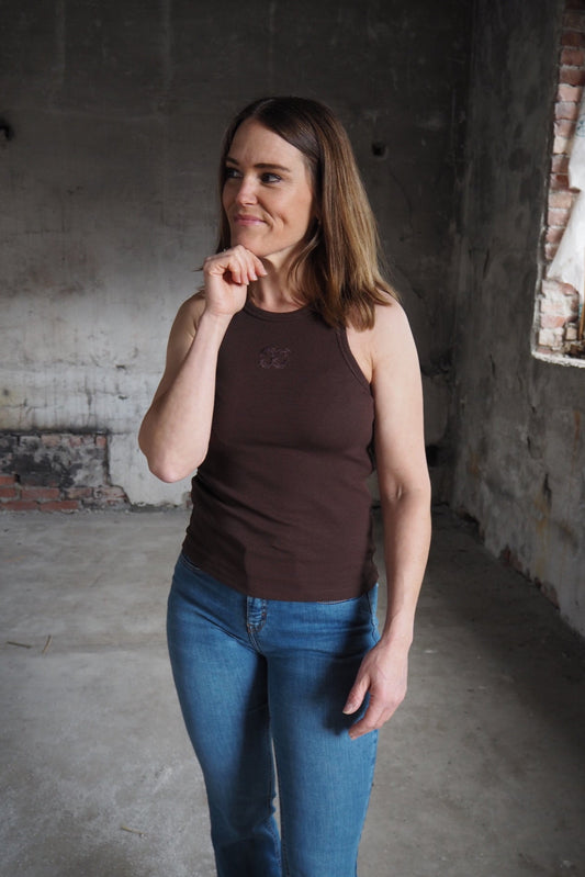 Sahara Embroidery Tank