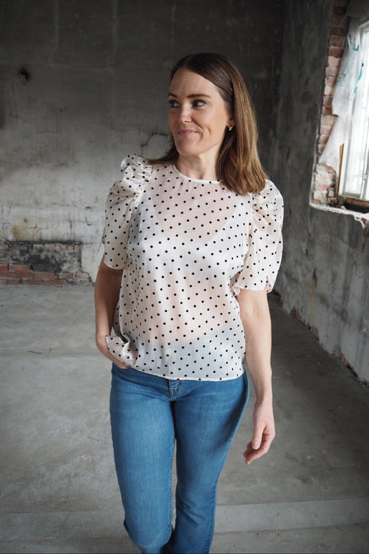 Dilan Dot Blouse