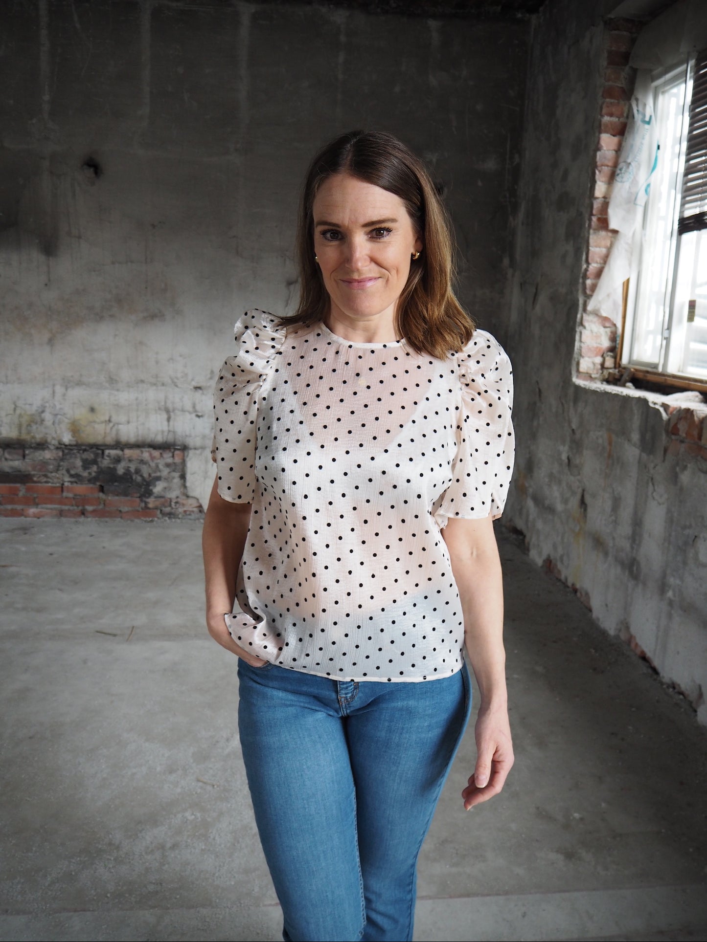 Dilan Dot Blouse