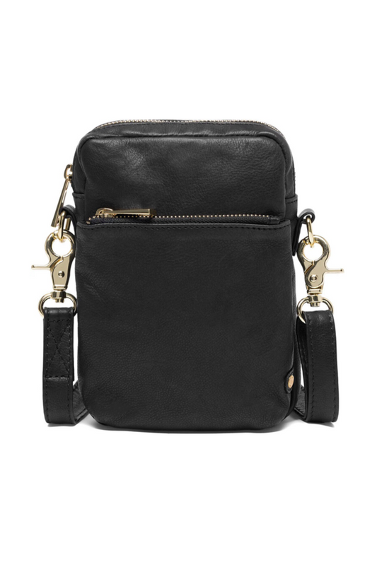 Classic mobile bag in soft leather quality
