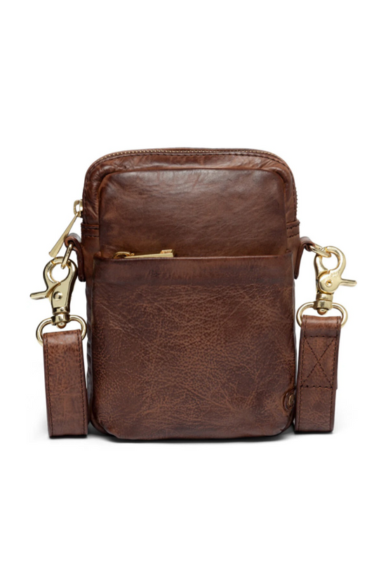 Classic mobile bag in soft leather quality