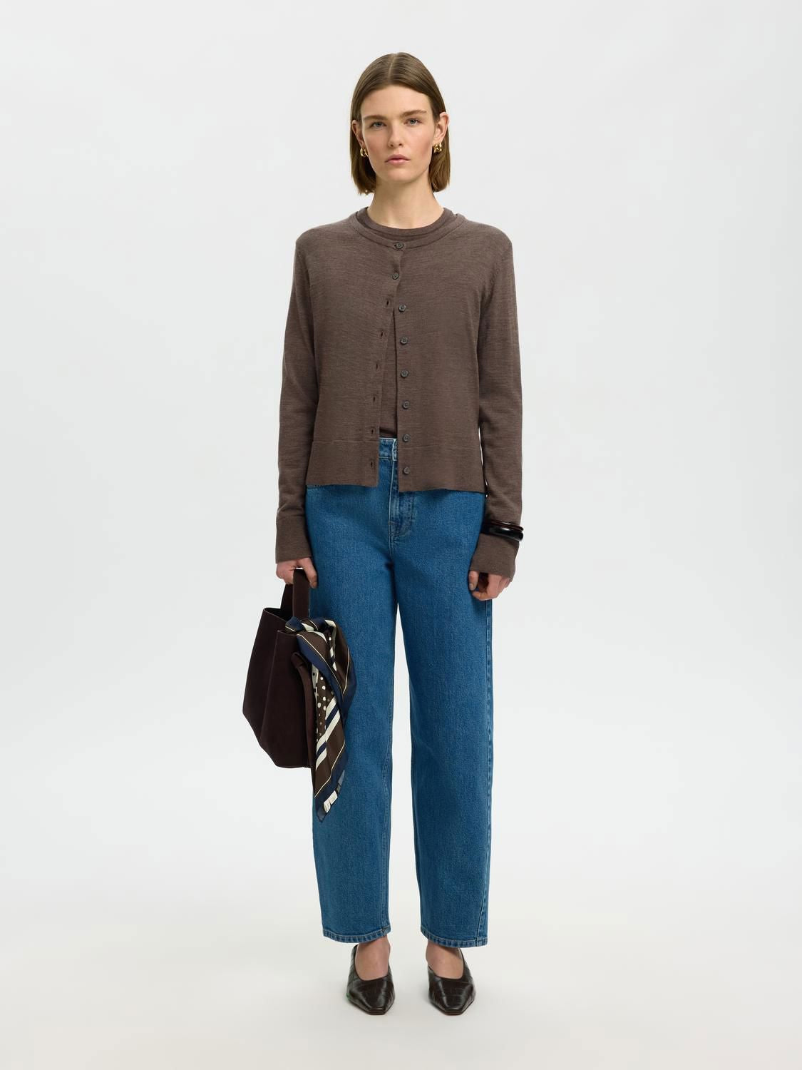 Slwthea Ls Knit Merino Cardigan Noos