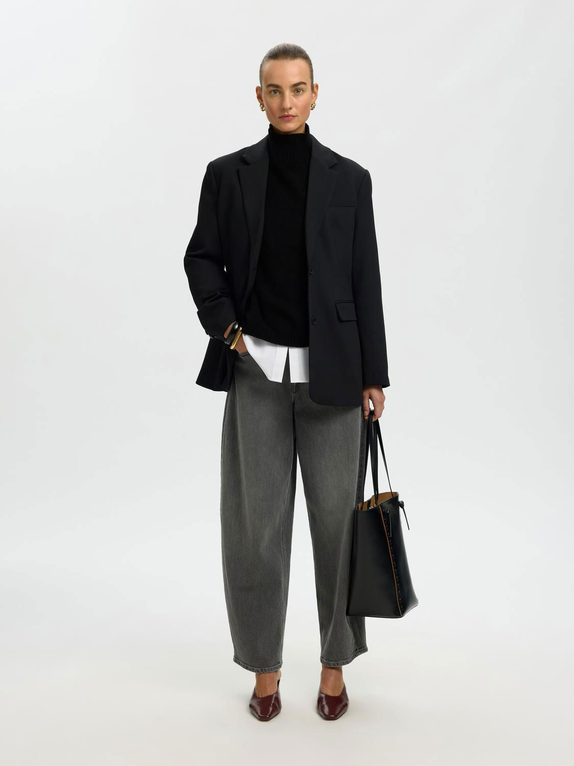 Slwcille Cashmere Blend High Neck Noos
