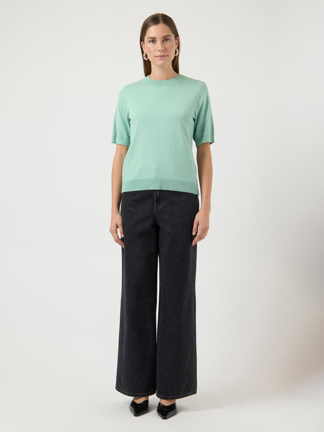 Yaslena Ss Knit Pullover S. Noos