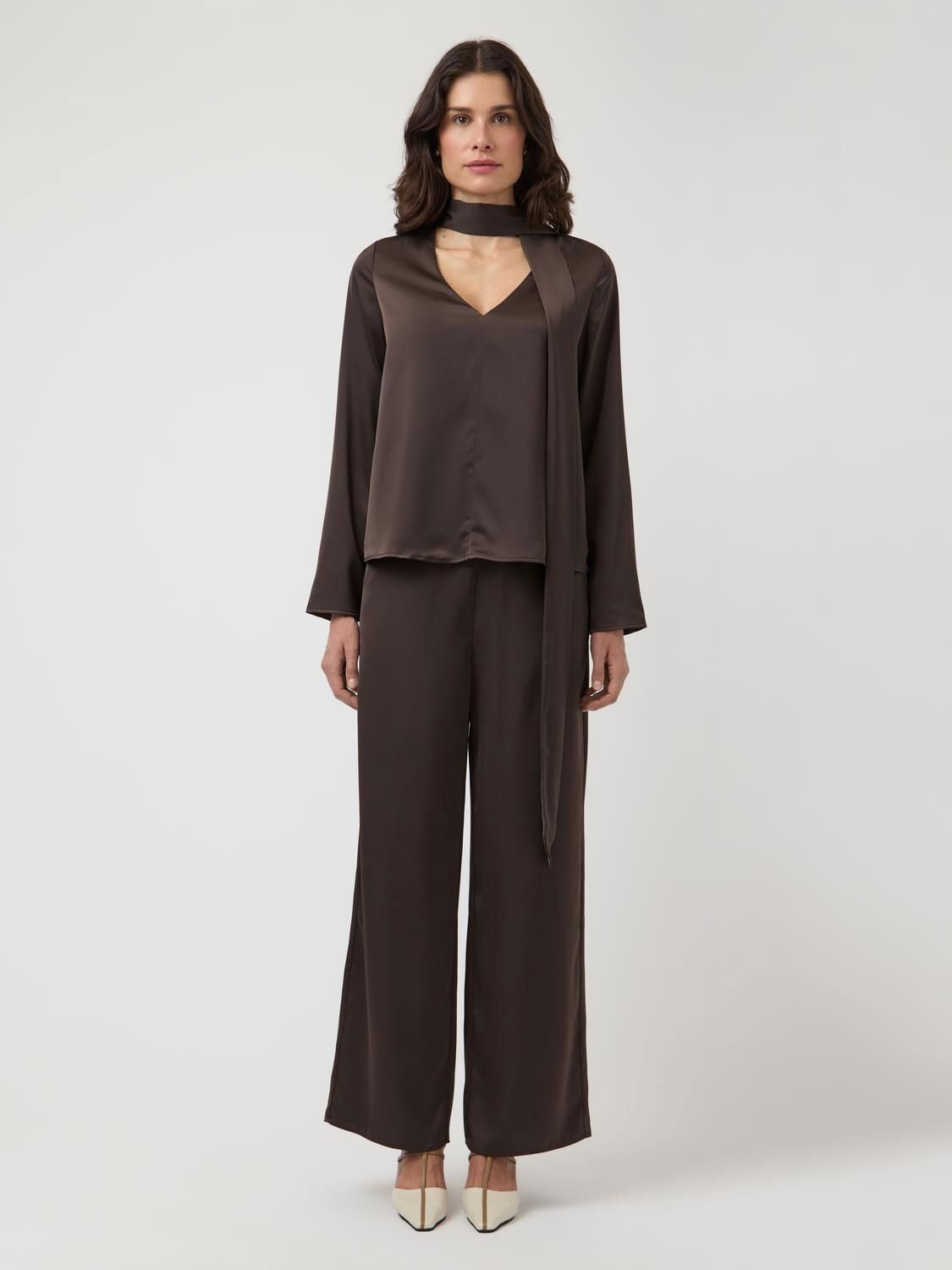 Yaspella Hw Wide Pants S. Noos