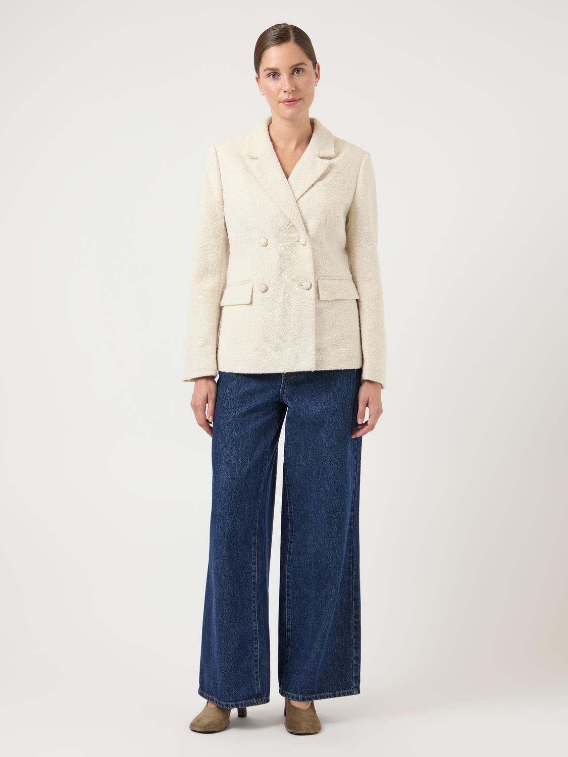 Yaspetra Ls Boucle Blazer Noos