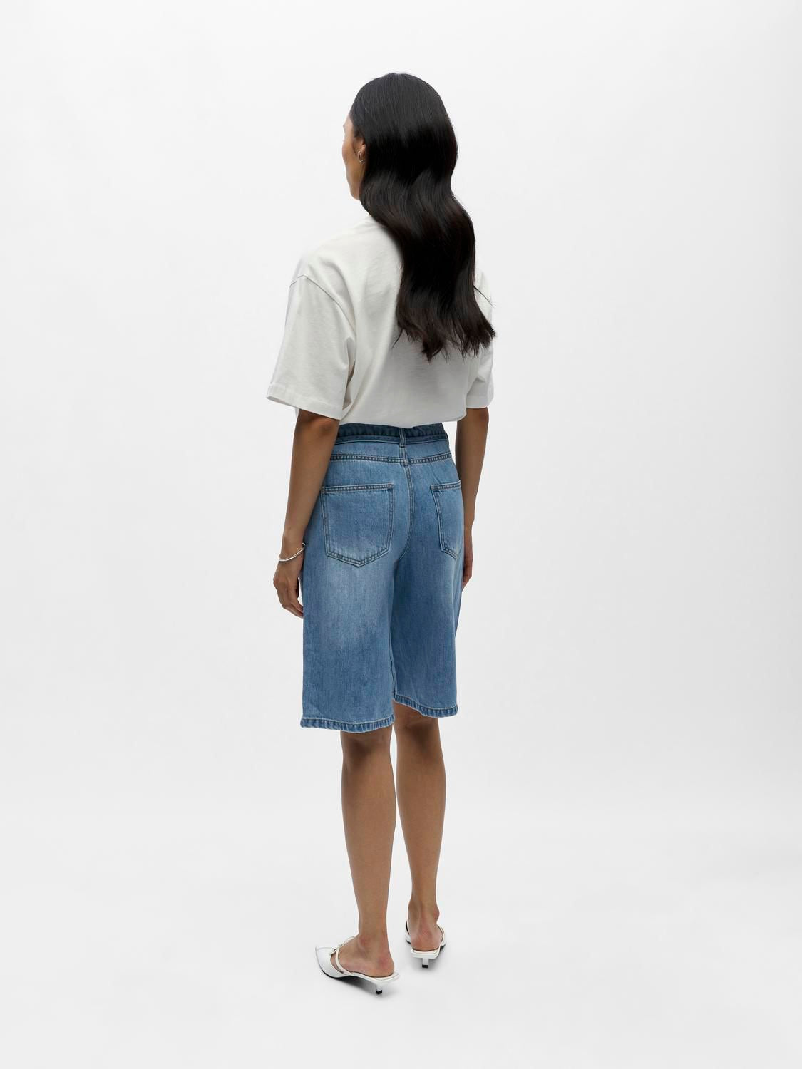 Objrosie Mw Lo Denim Long Shorts Noos