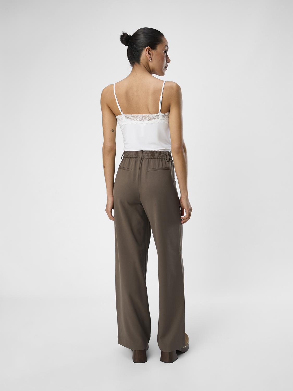 Lisa Wide Pant - Morel